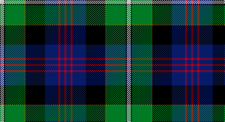 W/8 K2 G38 Y2 K38 DB26 R4 DB8 R/4 tartan