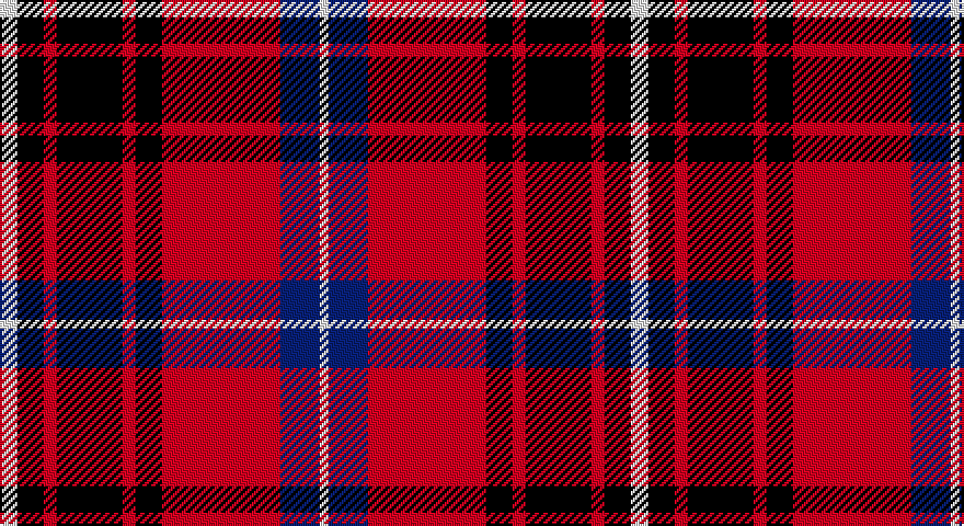 W/8 K12 R6 K30 R6 K12 R54 DB18 W/4 tartan
