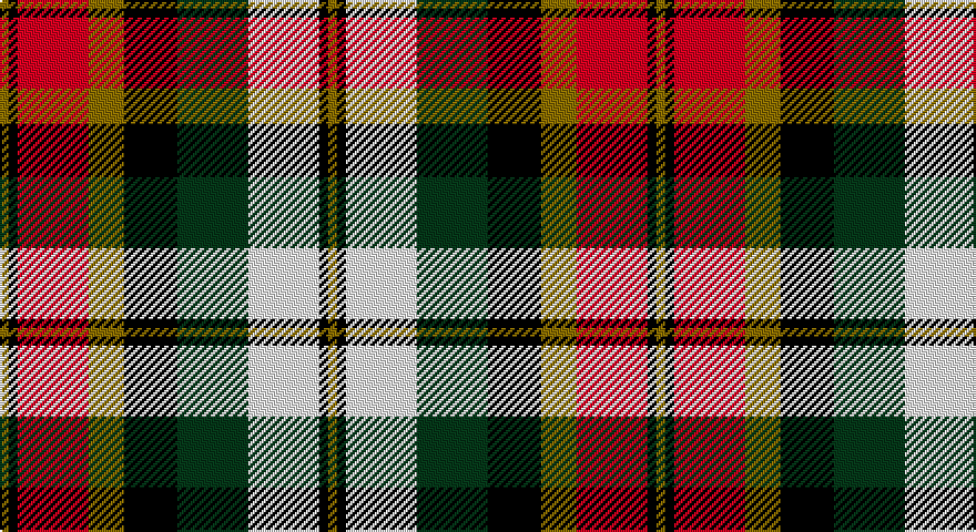 Y/4 K4 R32 Y16 K24 DG32 W32 K4 Y/4 tartan