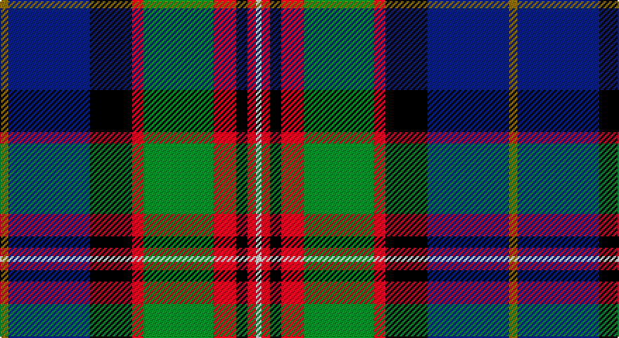 Y/6 DB58 K30 R8 G50 R16 K8 R6 W/4 tartan