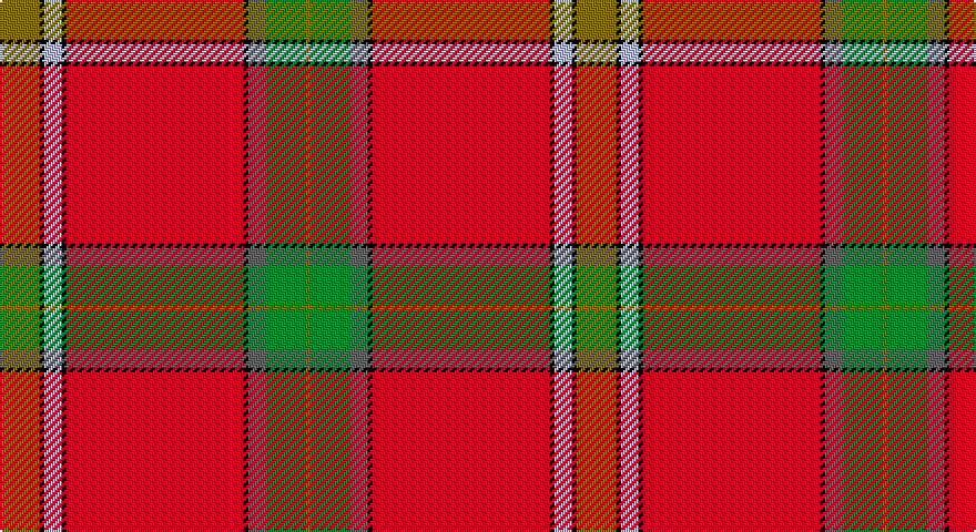 Y/18 K2 LB8 K2 R80 K2 N8 G18 Y/2 tartan